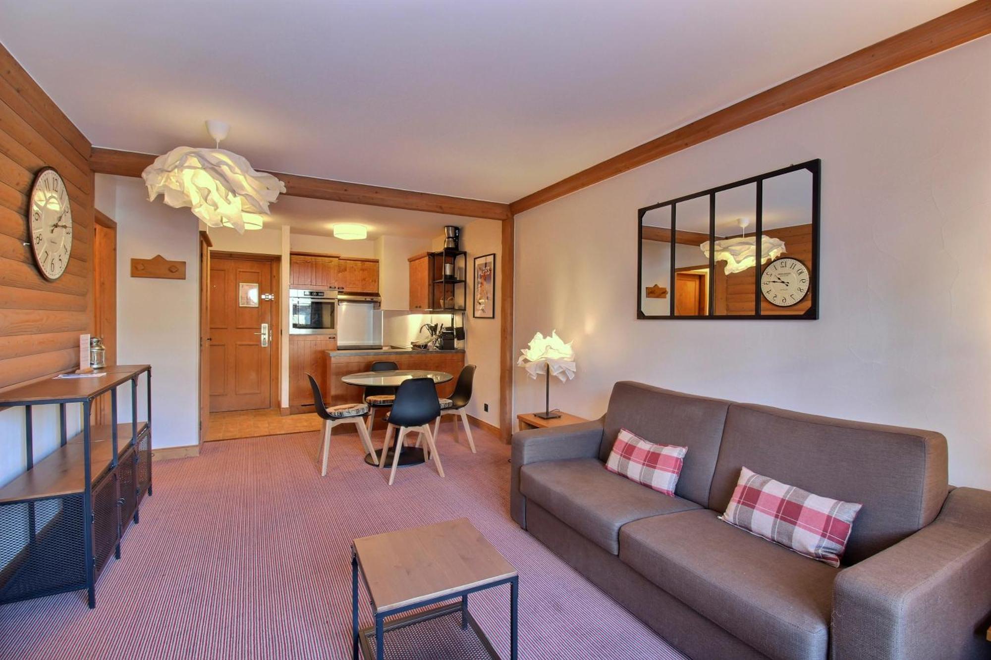 Arc 1950 - Appartement Moderne - Sauna Hammam Jacuzzi - 4 Personnes Les Arcs  Buitenkant foto