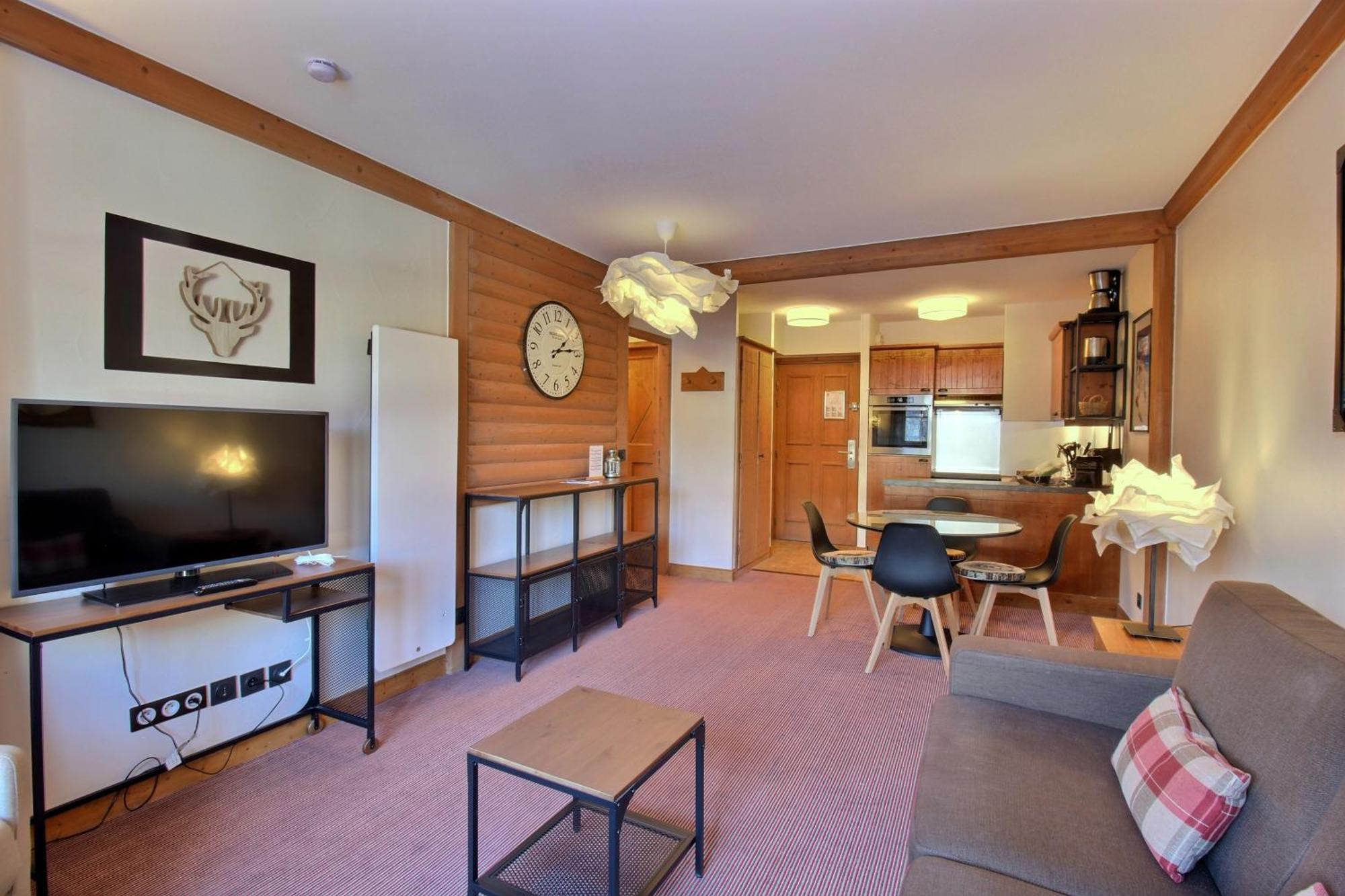 Arc 1950 - Appartement Moderne - Sauna Hammam Jacuzzi - 4 Personnes Les Arcs  Buitenkant foto
