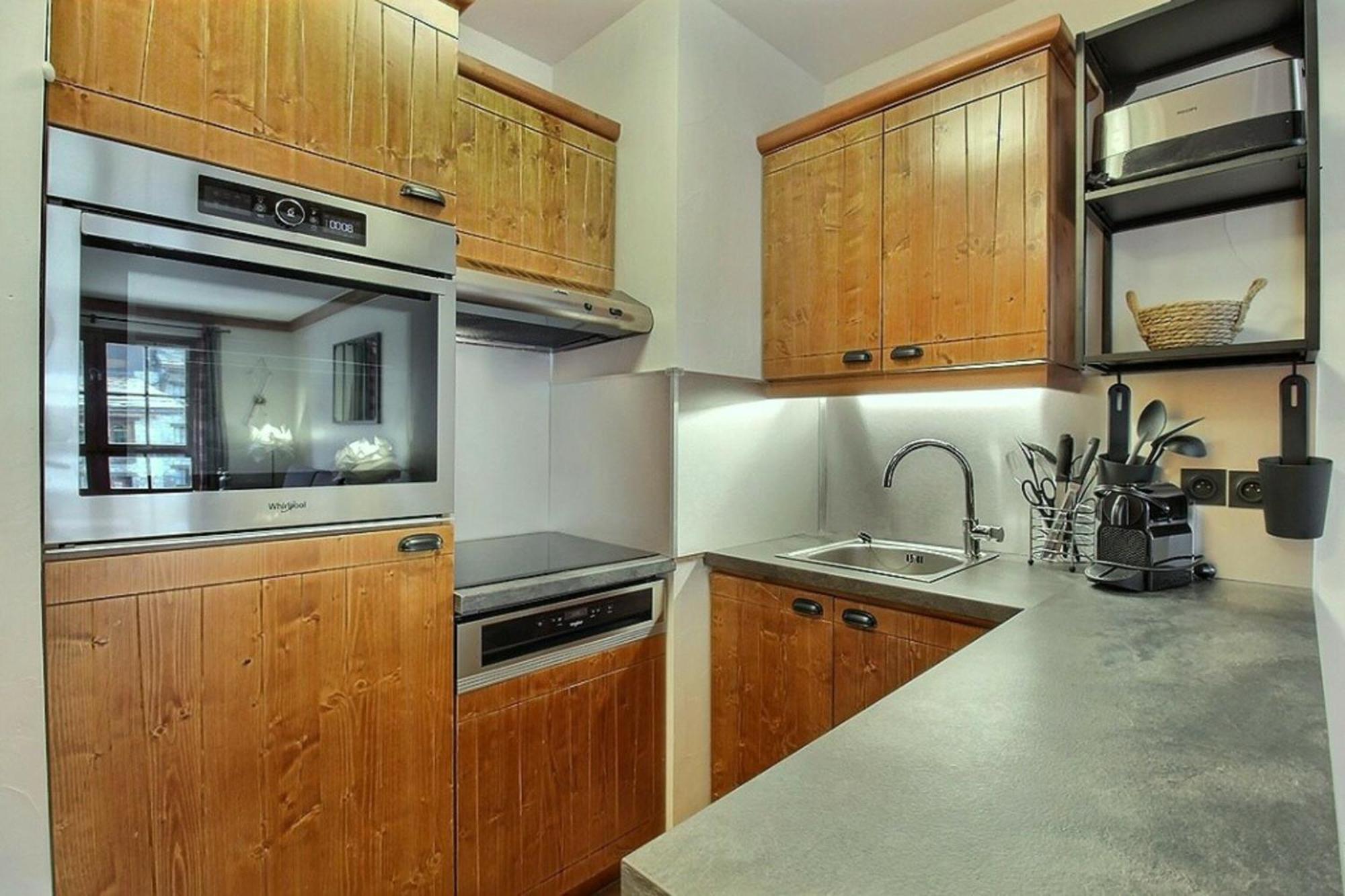 Arc 1950 - Appartement Moderne - Sauna Hammam Jacuzzi - 4 Personnes Les Arcs  Buitenkant foto