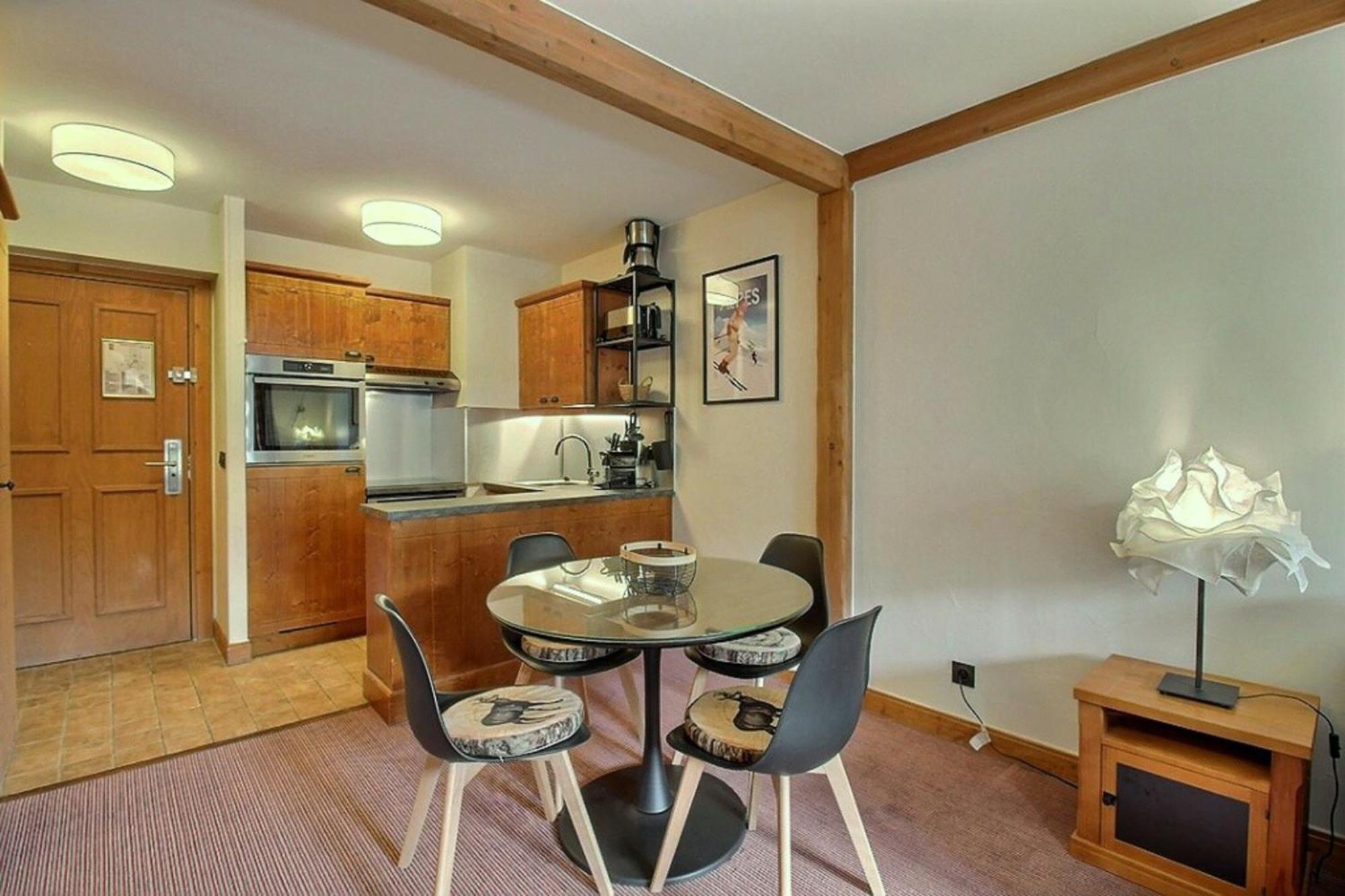 Arc 1950 - Appartement Moderne - Sauna Hammam Jacuzzi - 4 Personnes Les Arcs  Buitenkant foto