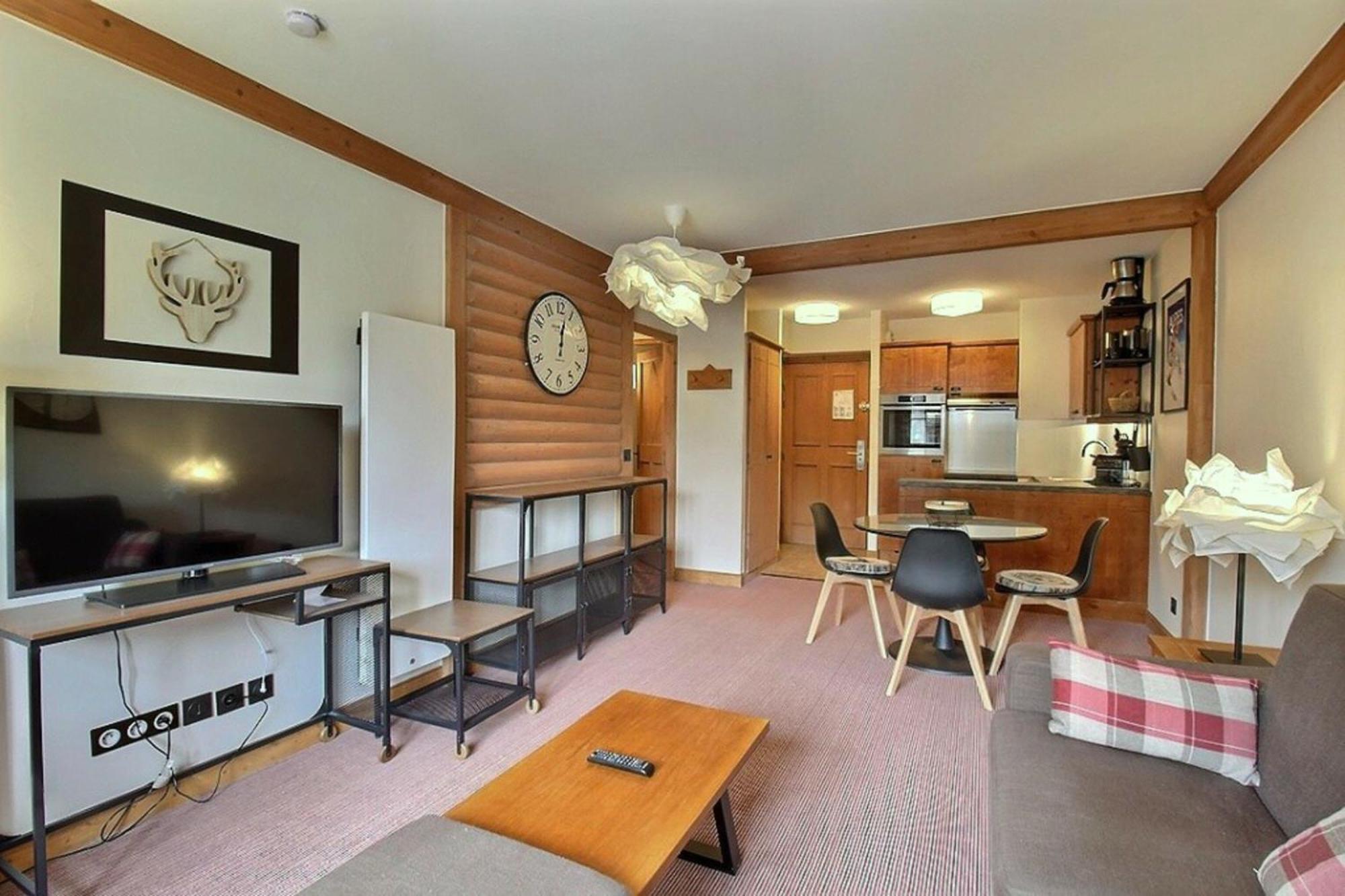 Arc 1950 - Appartement Moderne - Sauna Hammam Jacuzzi - 4 Personnes Les Arcs  Buitenkant foto